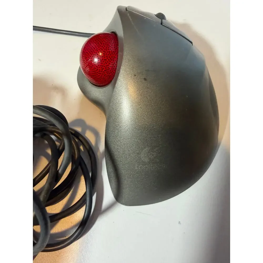 Logitech T-BB18 Trackman Wheel Trackball Mouse USB Wired